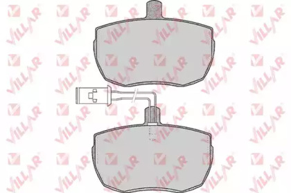 Комплект тормозных колодок VILLAR 626.0433