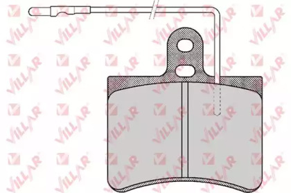 Комплект тормозных колодок VILLAR 626.0443
