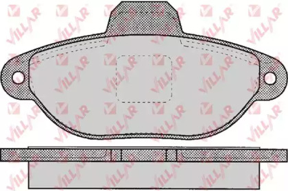 Комплект тормозных колодок VILLAR 626.0464