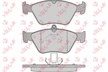 Комплект тормозных колодок VILLAR 626.0465