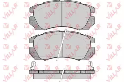 Комплект тормозных колодок VILLAR 626.0479