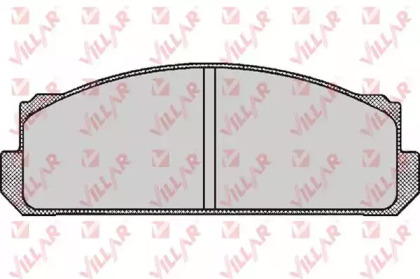 Комплект тормозных колодок VILLAR 626.0489