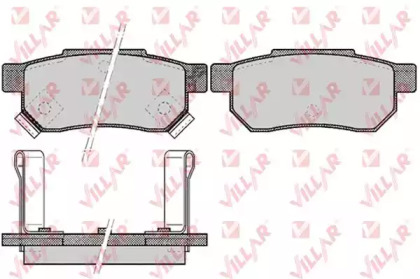 Комплект тормозных колодок VILLAR 626.0506