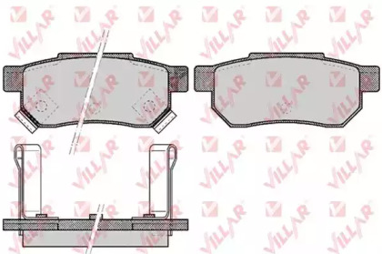 Комплект тормозных колодок VILLAR 626.0507