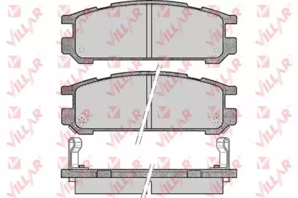 Комплект тормозных колодок VILLAR 626.0517