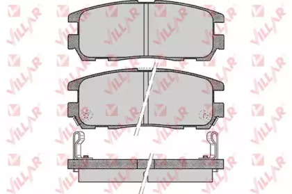 Комплект тормозных колодок VILLAR 626.0524