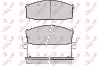 Комплект тормозных колодок VILLAR 626.0527