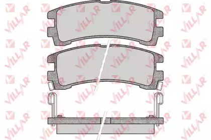 Комплект тормозных колодок VILLAR 626.0528