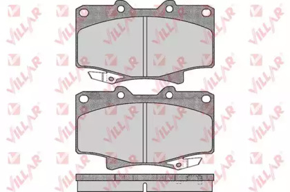 Комплект тормозных колодок VILLAR 626.0537