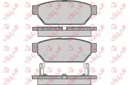 Комплект тормозных колодок VILLAR 626.0547
