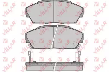 Комплект тормозных колодок VILLAR 626.0555