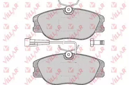 Комплект тормозных колодок VILLAR 626.0556