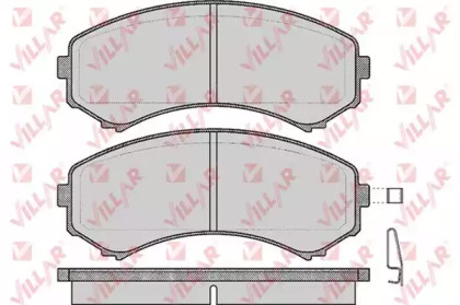 Комплект тормозных колодок VILLAR 626.0569