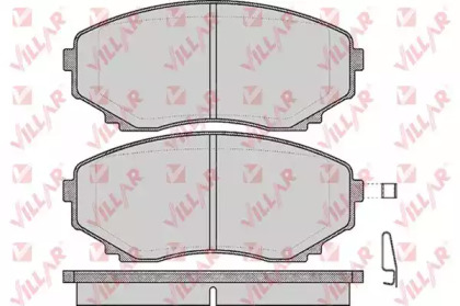 Комплект тормозных колодок VILLAR 626.0570