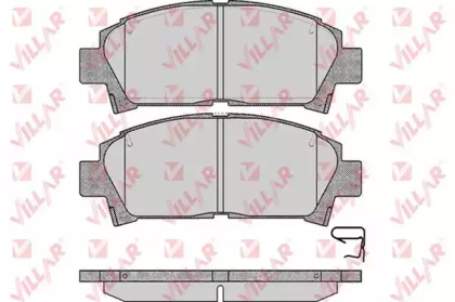 Комплект тормозных колодок VILLAR 626.0573