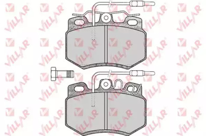 Комплект тормозных колодок VILLAR 626.0585