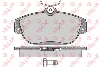 Комплект тормозных колодок VILLAR 626.0601