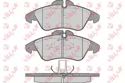 Комплект тормозных колодок VILLAR 626.0608
