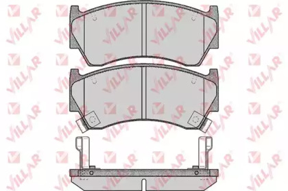 Комплект тормозных колодок VILLAR 626.0617