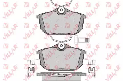 Комплект тормозных колодок VILLAR 626.0621
