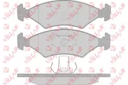 Комплект тормозных колодок VILLAR 626.0628