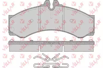 Комплект тормозных колодок VILLAR 626.0633
