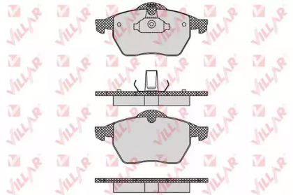 Комплект тормозных колодок VILLAR 626.0635