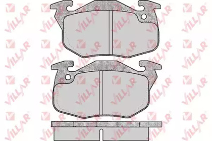 Комплект тормозных колодок VILLAR 626.0642