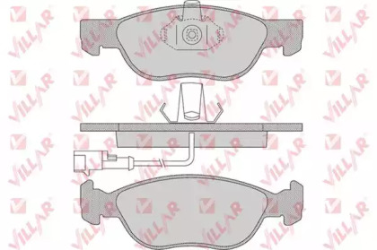 Комплект тормозных колодок VILLAR 626.0646