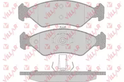 Комплект тормозных колодок VILLAR 626.0655