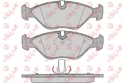 Комплект тормозных колодок VILLAR 626.0656