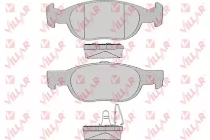 Комплект тормозных колодок VILLAR 626.0687