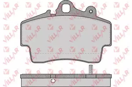 Комплект тормозных колодок VILLAR 626.0722