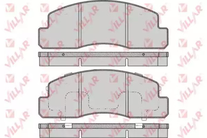Комплект тормозных колодок VILLAR 626.0723