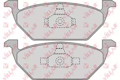 Комплект тормозных колодок VILLAR 626.0730