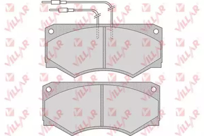 Комплект тормозных колодок VILLAR 626.0733