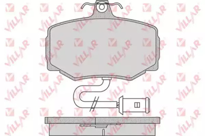 Комплект тормозных колодок VILLAR 626.0752