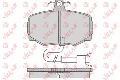 Комплект тормозных колодок VILLAR 626.0753