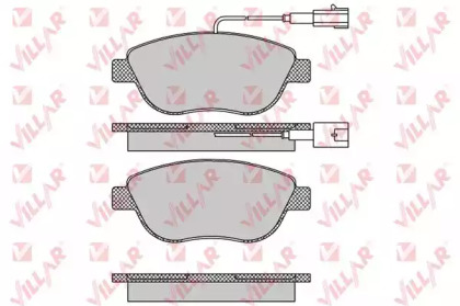 Комплект тормозных колодок VILLAR 626.0764