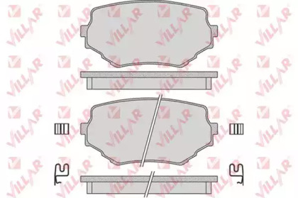 Комплект тормозных колодок VILLAR 626.0798