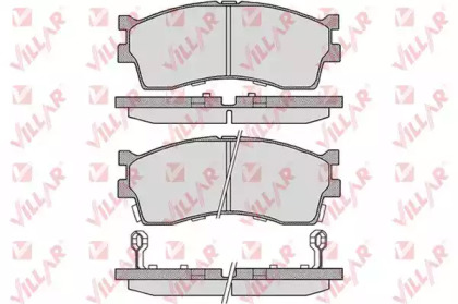 Комплект тормозных колодок VILLAR 626.0809