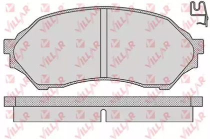 Комплект тормозных колодок VILLAR 626.0813