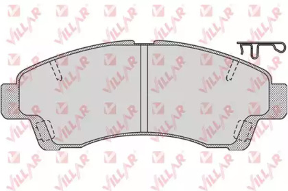 Комплект тормозных колодок VILLAR 626.0818