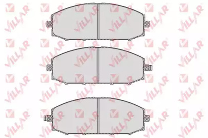 Комплект тормозных колодок VILLAR 626.0845