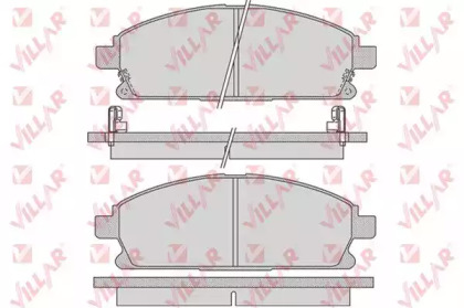 Комплект тормозных колодок VILLAR 626.0846