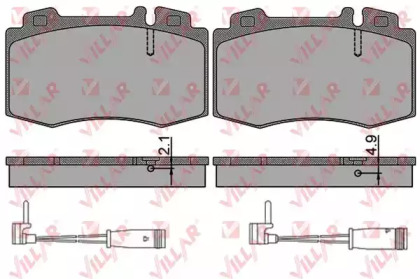 Комплект тормозных колодок VILLAR 626.0849A