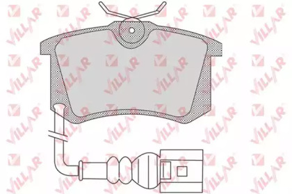 Комплект тормозных колодок VILLAR 626.0853