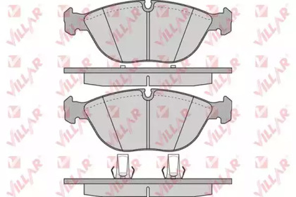 Комплект тормозных колодок VILLAR 626.0881