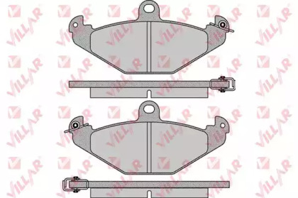 Комплект тормозных колодок VILLAR 626.0890