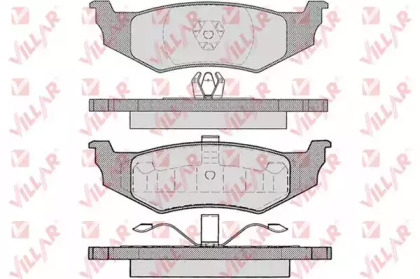 Комплект тормозных колодок VILLAR 626.0894